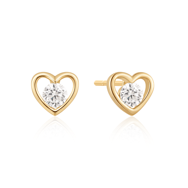 Sølvforgyldt ørestikker from Støvring Design