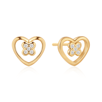 Sølvforgyldt ørestikker from Støvring Design