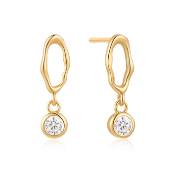 Sølvforgyldt ørestikker from Støvring Design