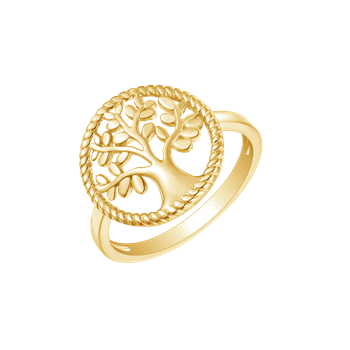 Sølvforgyldt ring from Støvring Design