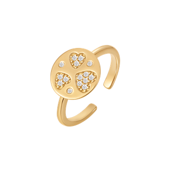 Sølvforgyldt ring from Støvring Design