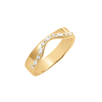 Sølvforgyldt ring from Støvring Design