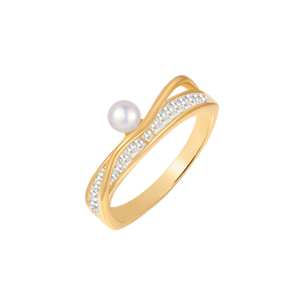 Sølvforgyldt ring from Støvring Design