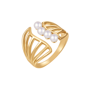 Sølvforgyldt ring from Støvring Design