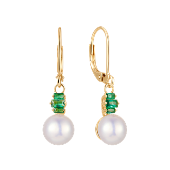 Sølvforgyldt ørehænger from Støvring Design