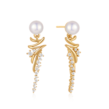 Sølvforgyldt ørehænger from Støvring Design