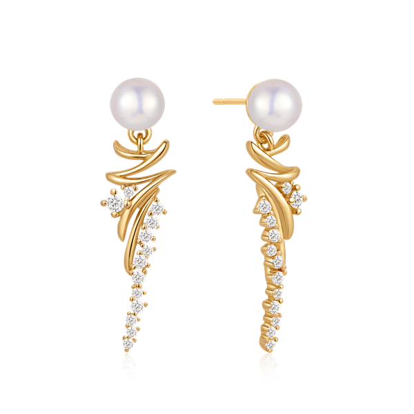 Sølvforgyldt ørehænger from Støvring Design