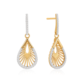 Sølvforgyldt ørehænger from Støvring Design