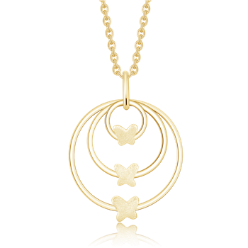 Sølvforgyldt collier from Støvring Design