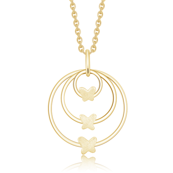 Sølvforgyldt collier from Støvring Design