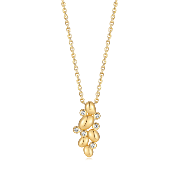 Sølvforgyldt halskæde from Støvring Design