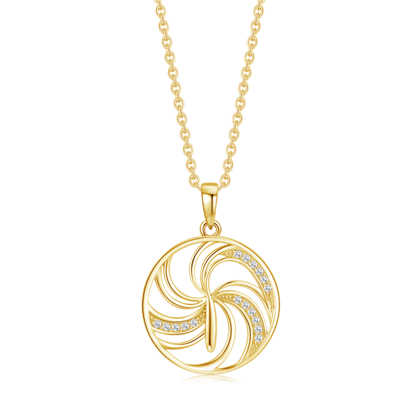 Sølvforgyldt halskæde from Støvring Design