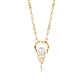 Sølvforgyldt halskæde from Støvring Design