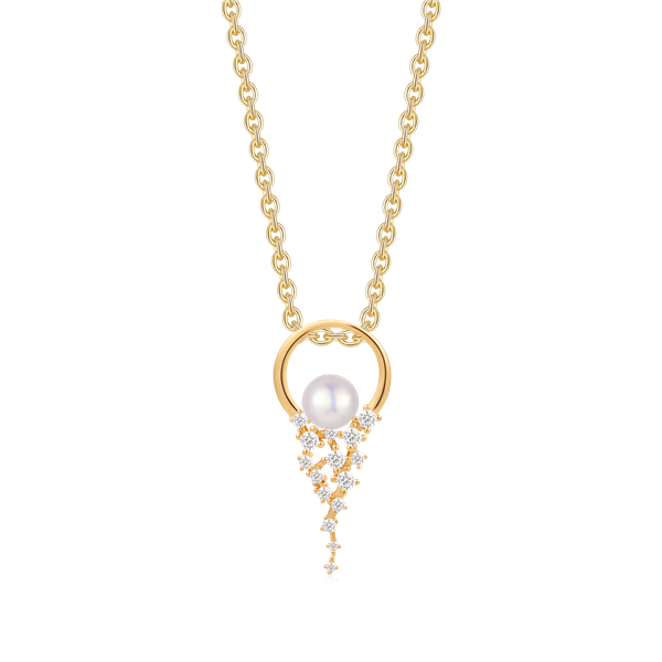 Sølvforgyldt halskæde from Støvring Design