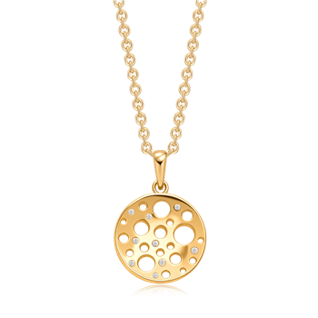 Sølvforgyldt halskæde from Støvring Design