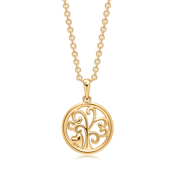 Sølvforgyldt halskæde from Støvring Design