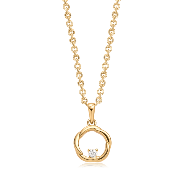 Sølvforgyldt halskæde from Støvring Design