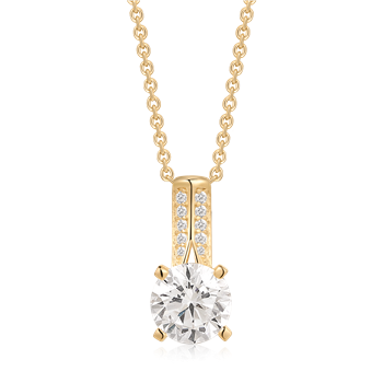 Sølvforgyldt halskæde from Støvring Design