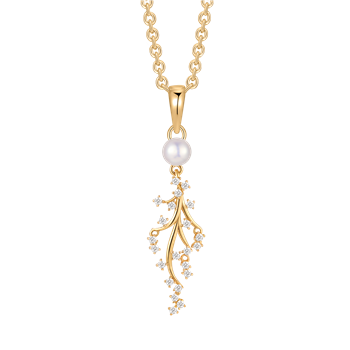 Sølvforgyldt halskæde from Støvring Design