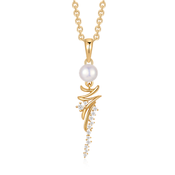 Sølvforgyldt halskæde from Støvring Design