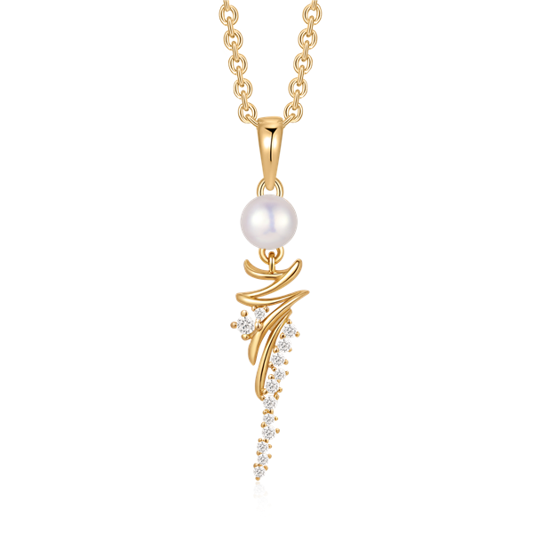 Sølvforgyldt halskæde from Støvring Design