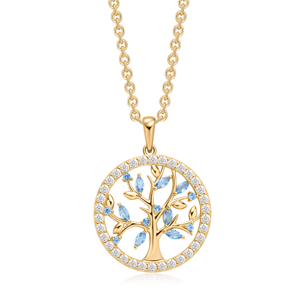 Sølvforgyldt halskæde from Støvring Design