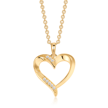 Sølvforgyldt halskæde from Støvring Design