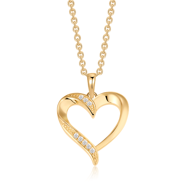 Sølvforgyldt halskæde from Støvring Design