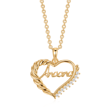 Sølvforgyldt halskæde from Støvring Design