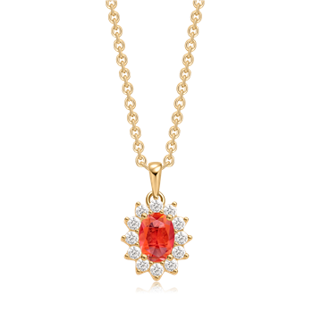 Sølvforgyldt halskæde from Støvring Design