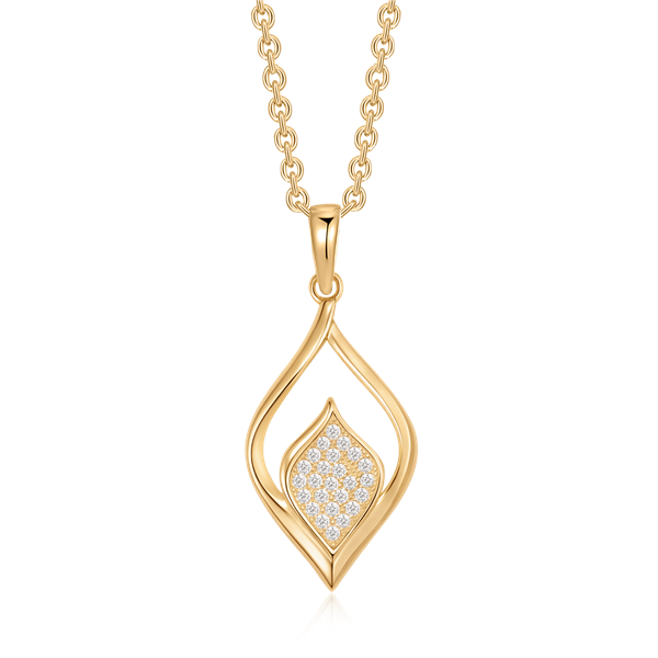 Sølvforgyldt halskæde from Støvring Design