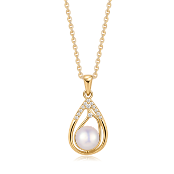 Sølvforgyldt halskæde from Støvring Design