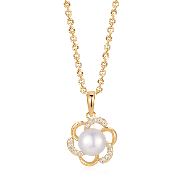 Sølvforgyldt halskæde from Støvring Design