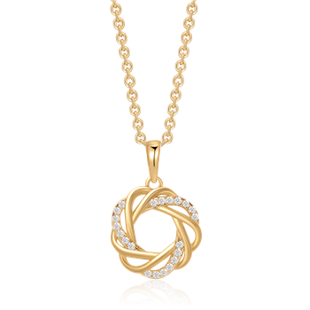 Sølvforgyldt halskæde from Støvring Design