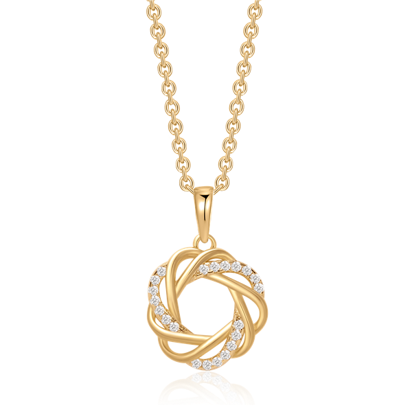 Sølvforgyldt halskæde from Støvring Design