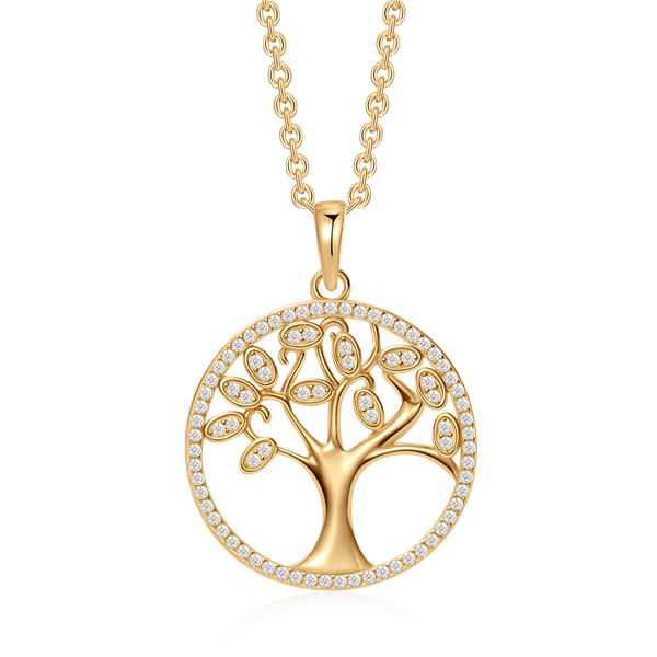 Sølvforgyldt halskæde from Støvring Design