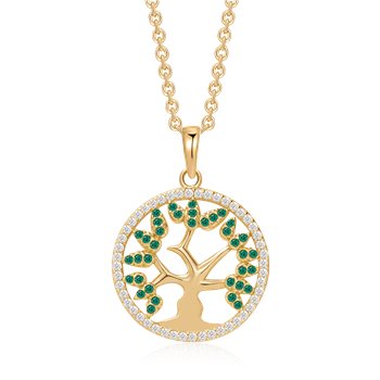 Sølvforgyldt halskæde from Støvring Design