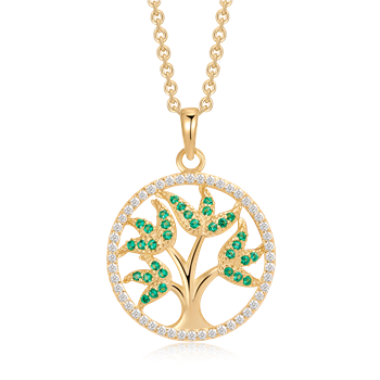 Sølvforgyldt halskæde from Støvring Design