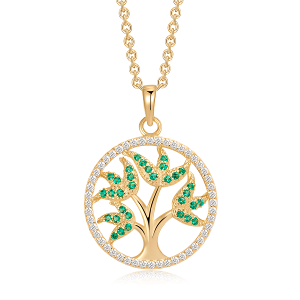 Sølvforgyldt halskæde from Støvring Design