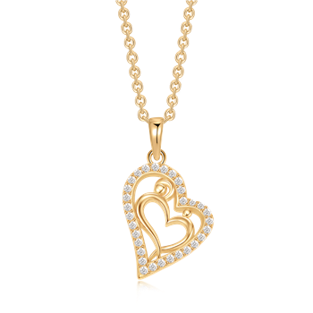 Sølvforgyldt halskæde from Støvring Design