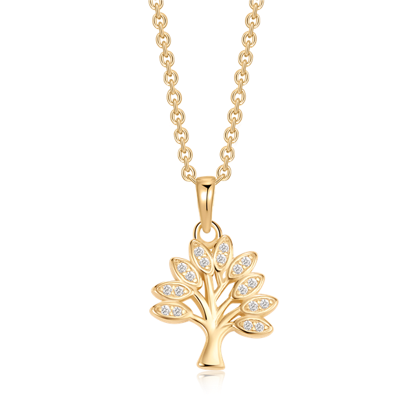 Sølvforgyldt halskæde from Støvring Design