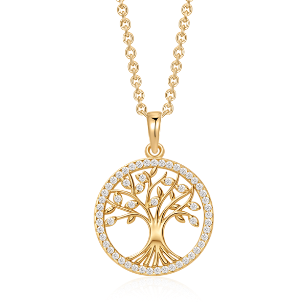 Sølvforgyldt halskæde from Støvring Design