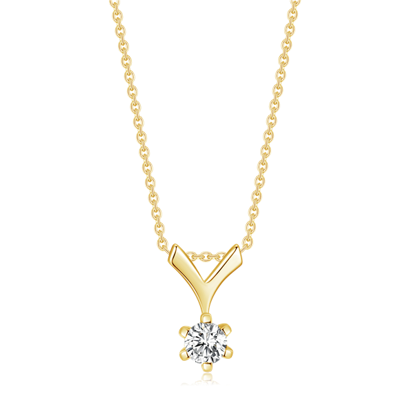 Sølvforgyldt halskæde from Støvring Design