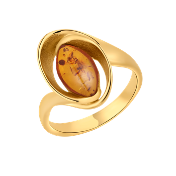 Sølvforgyldt ring from Støvring Design