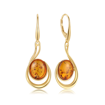 Sølvforgyldt ørehænger from Støvring Design