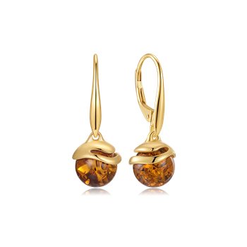 Sølvforgyldt ørehænger from Støvring Design