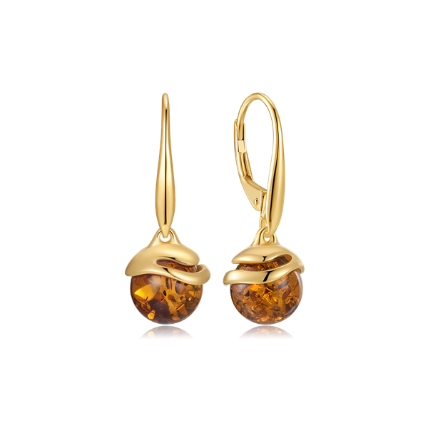 Sølvforgyldt ørehænger from Støvring Design