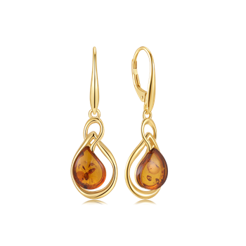 Sølvforgyldt ørehænger from Støvring Design