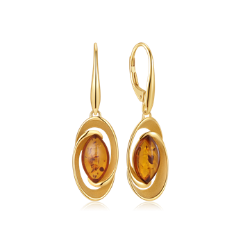 Sølvforgyldt ørehænger from Støvring Design