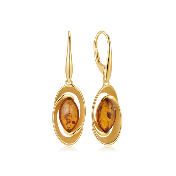 Sølvforgyldt ørehænger from Støvring Design